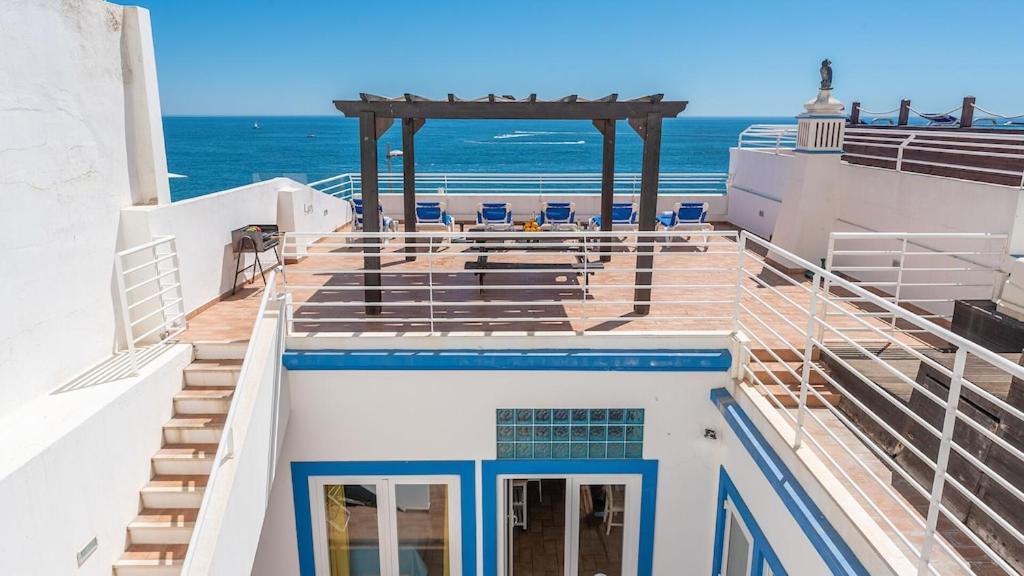 Refurbished Beachfront House, Pool, Ac, Wifi, Albufeira, Sea View Zewnętrze zdjęcie