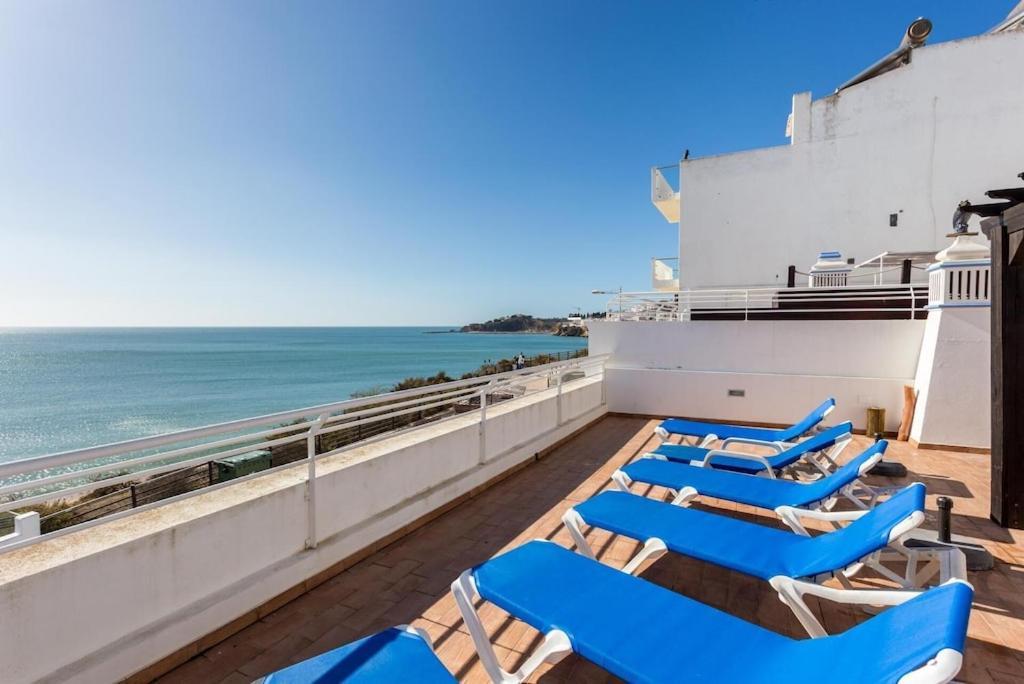 Refurbished Beachfront House, Pool, Ac, Wifi, Albufeira, Sea View Zewnętrze zdjęcie