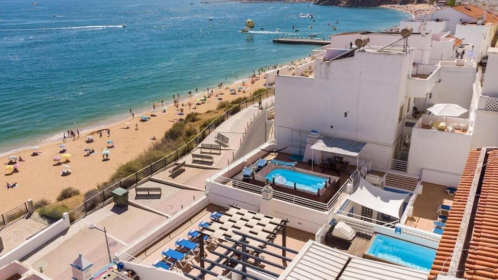 Refurbished Beachfront House, Pool, Ac, Wifi, Albufeira, Sea View Zewnętrze zdjęcie