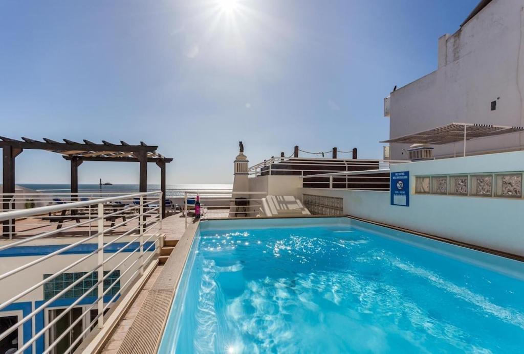 Refurbished Beachfront House, Pool, Ac, Wifi, Albufeira, Sea View Zewnętrze zdjęcie