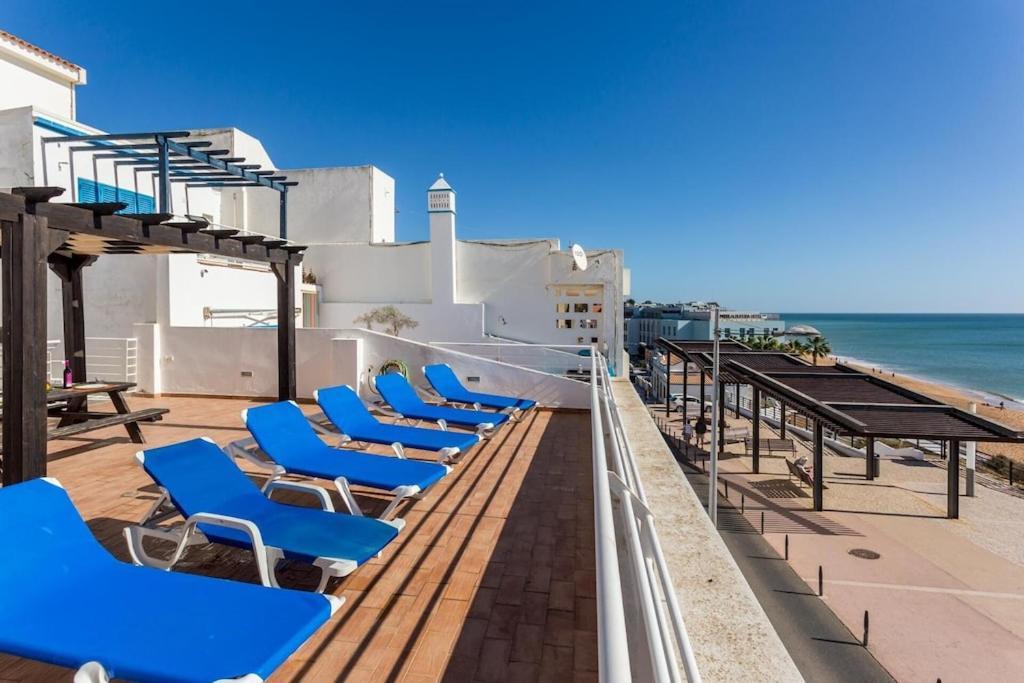 Refurbished Beachfront House, Pool, Ac, Wifi, Albufeira, Sea View Zewnętrze zdjęcie